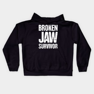 Funny Broken Jaw Get Well Soon Gift Kids Hoodie